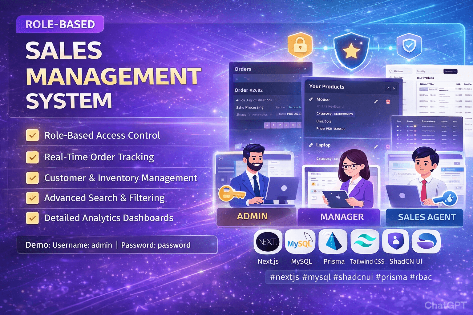 Sales Management Dashboard